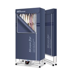 Uscator de rufe cu sterilizare UV, pliabil, portabil, aer cald circulant, temporizator, control inteligent al temperaturii, ecran tactil, eliminare mi