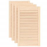 Usi de dulap design lambriu, 4 buc., 69x39,4 cm, lemn masiv pin
