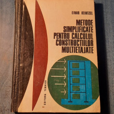 Metode simificate pt. calculul constructiilor multietajate Einar Keintzel