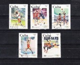 M2 TS2 6 - Timbre foarte vechi - Cuba - JO Los Angeles 84, Sport, Stampilat