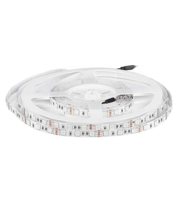 Banda LED SMD5050 60LED/m GALBEN IP20 5m V-tac SKU-212156