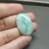 ~ Jad ( Jadeit ) natural - SUPERB - oval 30,25 ct. Certificat de Autenticitate