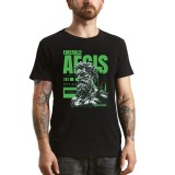 Tricou Barbati, cu inspiratie din legende antice, negru, marime M