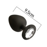 Cumpara ieftin Butt Plug Anal Attraction "Pleasure Toys" 9,5 cm - Negru