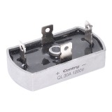 Punte redresoare elSales, ELS-KBP-3010-QL, 30A - 1200V, cu racire, Dimensiuni 60x32x24mm