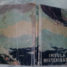 carte veche a anilor 50,jules verne insula misterioasa colectia cutezatorilor
