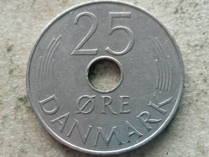 DANEMARCA-25 ORE 1976
