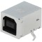 Conector USB B ecranat, THT 90&deg;