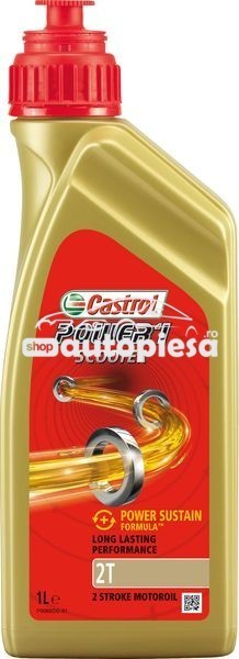 Ulei motor pentru motociclete Castrol Power 1 Scooter 2T 1L 14E960