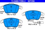 ATE 13.0460-7256.2 set placute frana,frana disc