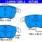 ATE 13.0460-7256.2 set placute frana,frana disc