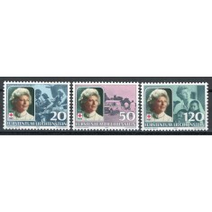 Liechtenstein 1985 875/77 MNH nestampilat - 40 ani Crucea Rosie, Printesa Gina