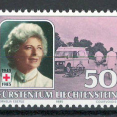 Liechtenstein 1985 875/77 MNH nestampilat - 40 ani Crucea Rosie, Printesa Gina