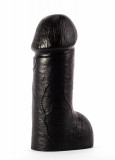 Dildo Realistic Cu Testicule Simon, Negru, 31 cm