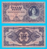 Ungaria (p#117) 500 Pengo 1945 aUNC+ &#039;Guvernul provizoriu&#039; serie: K274 039840