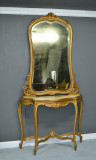 Consola cu oglinda, Louis XIII,XIV, XV, XVI, 1800 - 1899