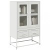 VidaXL Dulap &icirc;nalt, alb, 68x39x111,5 cm, oțel 853367