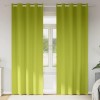 Perdele cu perdele 2 pcs Verde măr Poliester