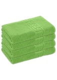 Cumpara ieftin Set 4 Prosoape Baie Lux Bumbac 100% Verde lime 550 GSM -70x130 Cm