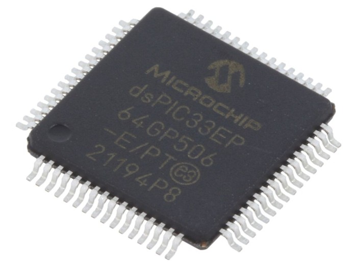 Microcontroler dsPIC 64kB 8kBSRAM TQFP64