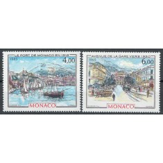 Monaco 1985 Mi 1713/14 MNH - Monte Carlo și Monaco &icirc;n Belle Epoque (IV)