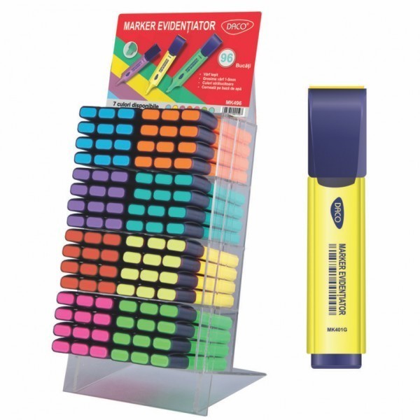 Marker evidentiator Daco 5 mm - Albastru