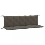 Cumpara ieftin Perna banca de gradina 2buc melanj gri inchis 180x50x7cm textil