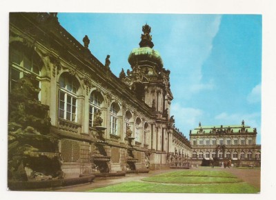 SG6 - Carte Postala - Germania Dresden, Zwingerhof mit Kronentor, Necirculata foto