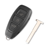 Cheie Auto Completa Techstar&reg; Ford, Kuga, Fiesta, Mondeo MK4, 433Mhz, HU101, 3 Butoane, Smart