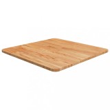 vidaXL Blat masă pătrat maro deschis 50x50x1,5cm lemn stejar tratat