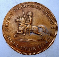 F.670 MEDALIE OLANDA CROWN PRINCE OF ORANGE WATERLOO 1815 HOLLANDS GLORY foto