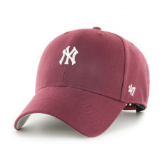 47brand sapca Mlb New York Yankees culoarea bordo, cu imprimeu