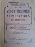 20 de diete nutritive- Fiessinger, franceza 1921