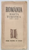 ROMANIA , HARTA TURISTICA , SCARA 1 : 1.000.000 , 1946