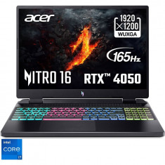 Laptop Acer Nitro 16 AN16-51-70QL cu procesor Intel® Core® i7-13620H pana la 4.9GHz, 16, WUXGA, 165Hz, IPS, 16 GB DDR5, 1TB SSD, NVIDIA® GeForce RTX™