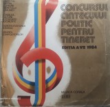 Vinil Concursul c&acirc;ntecului politic pentru tineret Ediția 5a vol11984