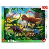 PUZZLE 25 PLANSA DINOZAURI, TREFL EDU