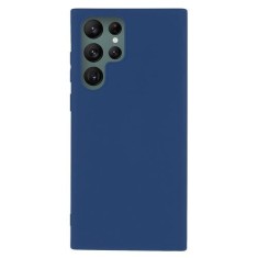 Husa Telefon Samsung Galaxy S22 Ultra 5G TPU Albastru Inchis foto