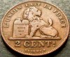 Moneda istorica 2 CENTIMES - BELGIA, anul 1902 * cod 5256 - BELGES, Europa
