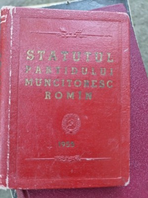 Statutul Partidului Muncitoresc Roman, 1955 foto