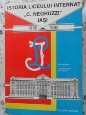 ISTORIA LICEULUI INTERNAT C. NEGRUZZI IASI 1895-1995-I. AGRIGOROAIEI, GH. IACOB-119472