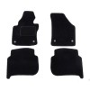 Set covorase auto mocheta Velor VW TOURAN (1T), 02.2003-12.2006; TOURAN (1T2), 01.2007-07.2010, negru,