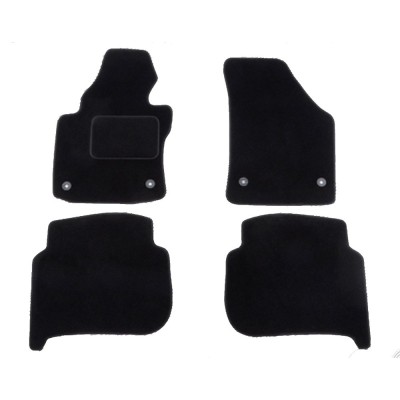 Set covorase auto mocheta Velor VW TOURAN (1T), 02.2003-12.2006; TOURAN (1T2), 01.2007-07.2010, negru, foto
