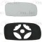 Sticla oglinda, oglinda retrovizoare exterioara HONDA CIVIC VII Hatchback (EU, EP, EV) (1999 - 2006) BLIC 6102-02-0896P