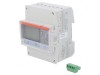 Contor Digital LCD 3-Fazat pentru Șină DIN