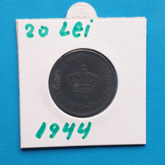 Moneda frumoasa din Regatul Romaniei 20 Lei 1944 - in stare foarte buna