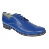 Cumpara ieftin Oferta marimea 39, 42- Pantofi barbati casual - eleganti din piele naturala albastra - LP80ALBASTRU