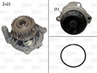 Pompa apa AUDI A4 Avant (8D5, B5) (1994 - 2001) VALEO 506790 foto