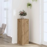 vidaXL Suport de plante stejar artizanal, 33x33x100 cm, lemn prelucrat 852959