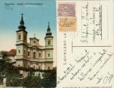 CP1992N Nagyv&aacute;rad, P&uuml;sp&ouml;ki residencia temploma, carte poștală, Oradea